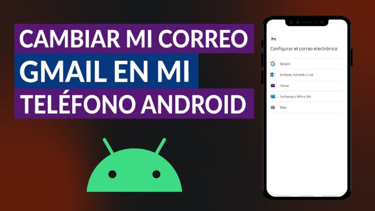 Revoluciona tu experiencia m&oacute;vil: Aprende a cambiar tu email de Gmail en tu celular