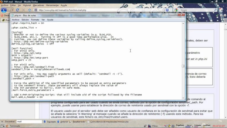 Crear cabeceras de email en PHP con copia