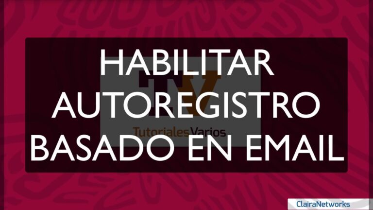 Autenticación basada en email en Moodle: Una forma segura y eficiente de acceso