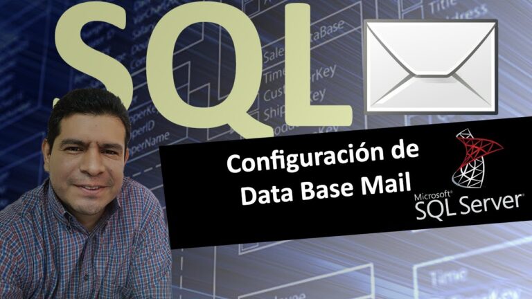 Buscar y Configurar Correo Electr&oacute;nico para SQL Server